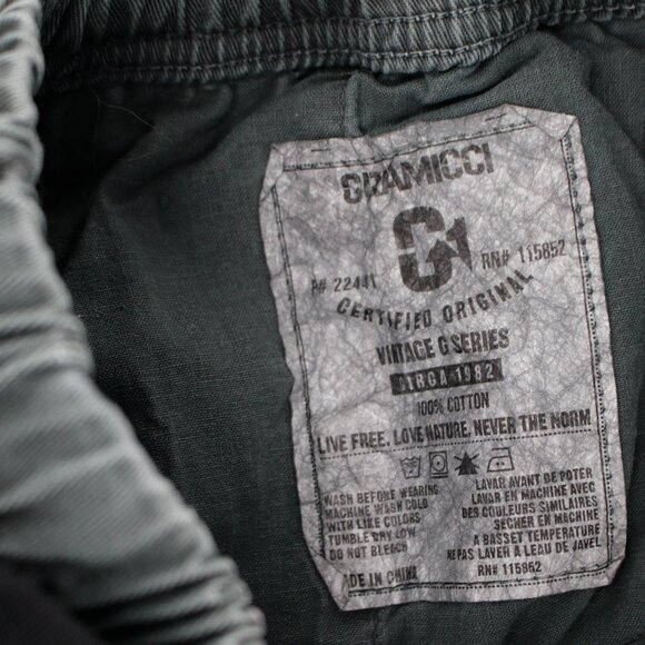 Gramicci Pants Mens Small Vintage G Series Cotton Climbing Elastic Waist Belted - Picture 11 of 11